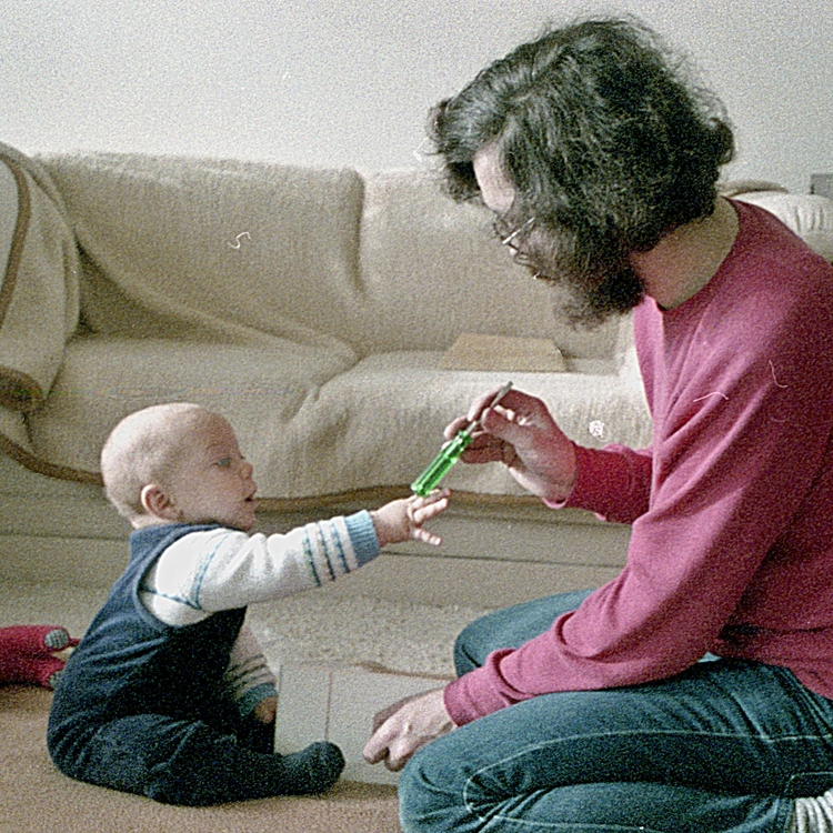 1984 Der Nachwuchs mit Schraubenziehere