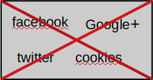 Google+, facebook-, twitter- und cookiefreie Zone